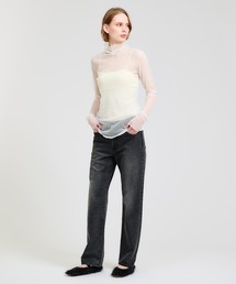【美品】L'Appartement コルピエロ ドットシアーブラウス COL PIERROT/コルピエロ】 ドットシアーブラウス シャツ