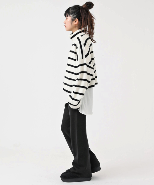 AP STUDIO（エーピーストゥディオ）の「追加スムージーニットパンツ