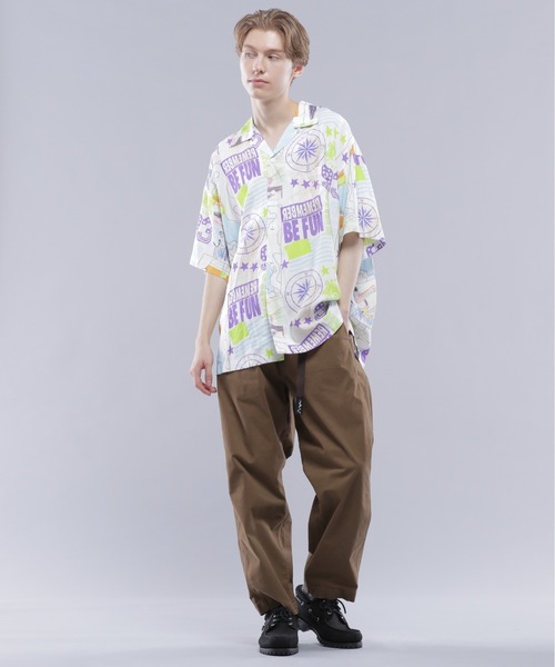 MANASTASH（マナスタッシュ）の「MANASTASH/マナスタッシュ MANALOHA SHIRTS '24（シャツ/ブラウス・メンズ・ネイビー/その他/ホワイト/カモフラージュ/ホワイト系その他・L/ﾌﾘ-/M/XL/S）」の9枚目の写真