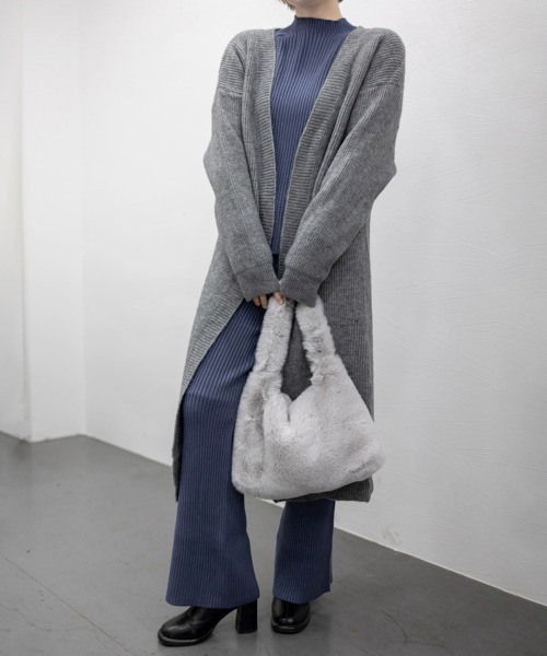 Miniministore（ミニミニストア）の「韓国ニットセットアップ レディース 秋冬（アンサンブル・レディース・カーキブラウン/クリーム/ブラック/ネイビー/モカ・フリー）」の15枚目の写真