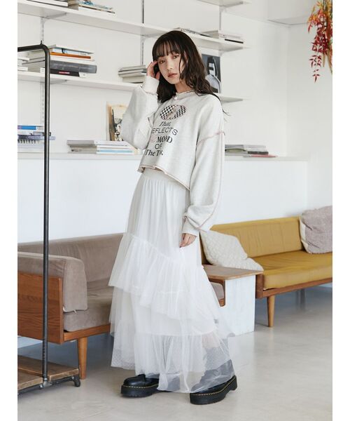 セール】DOGクロップドプルオーバー（スウェット）｜jouetie