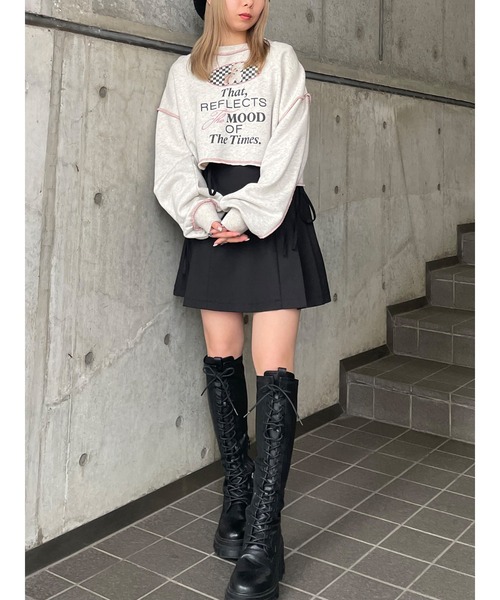 jouetie(ジュエティ)の「DOGクロップドプルオーバー(スウェット・レディース・ブラック/グレー/グリーン・MEDIUM)」の20枚目の写真