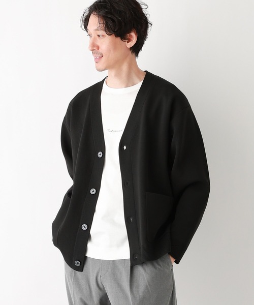 GLOBAL WORK（グローバルワーク）の「リッチライトニットＶカーディガン/Ｍ/986884（カーディガン/ボレロ・メンズ・ライトグレー/ブラック/ブルー/ミント/ネイビー/グレー系その他3/ブルー系その他7・SMALL/LARGE/MEDIUM/X-LARGE）」の2枚目の写真