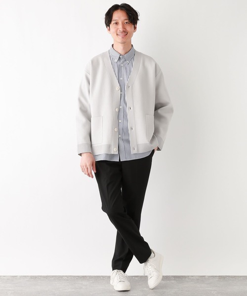 GLOBAL WORK（グローバルワーク）の「リッチライトニットＶカーディガン/Ｍ/986884（カーディガン/ボレロ・メンズ・ライトグレー/ブラック/ブルー/ミント/ネイビー/グレー系その他3/ブルー系その他7・SMALL/LARGE/MEDIUM/X-LARGE）」の13枚目の写真