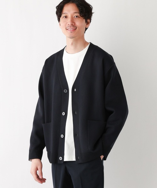 GLOBAL WORK（グローバルワーク）の「リッチライトニットＶカーディガン/Ｍ/986884（カーディガン/ボレロ・メンズ・ライトグレー/ブラック/ブルー/ミント/ネイビー/グレー系その他3/ブルー系その他7・SMALL/LARGE/MEDIUM/X-LARGE）」の20枚目の写真