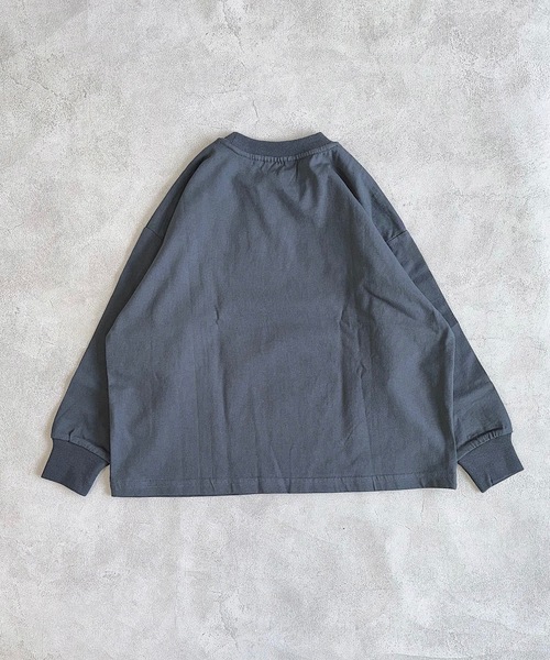 MARKEY'S(マーキーズ)の「【PINK PANTHER/ピンクパンサー】別注プリントロンT(80~150cm)(Tシャツ/カットソー・キッズ・チャコール/オフホワイト/ピンク・80/90/95/100/110/120/130/140/150)」の6枚目の写真