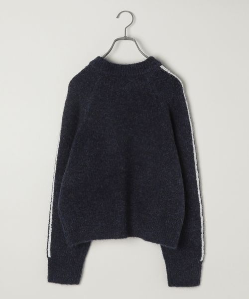 JEANASIS（ジーナシス）の「ラインブークレショートプルオーバー/104702（ニット/セーター・レディース・ネイビー系/ホワイト系その他/グレー系その他・FREE）」の16枚目の写真