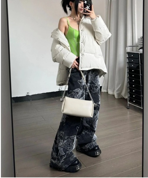 almo（アルモ）の「チャイナドラゴンデニムパンツ(BQ)（デニムパンツ・レディース・ブラック・LARGE/MEDIUM）」の12枚目の写真