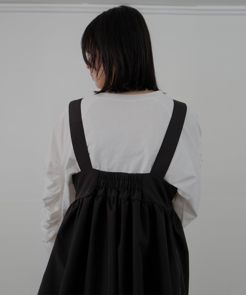 LIAN(リアン)の「ペプラムZIPキャミソール(その他トップス・レディース・ブラック/アイボリー/チャコールグレー・FREE)」の6枚目の写真