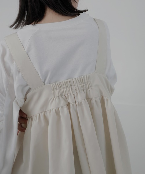 LIAN(リアン)の「ペプラムZIPキャミソール(その他トップス・レディース・ブラック/アイボリー/チャコールグレー・FREE)」の14枚目の写真