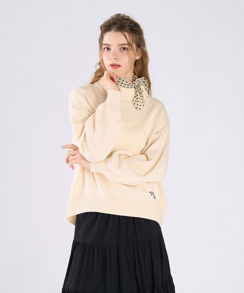 To b. by agnes b.(トゥービーバイアニエスベー)の「ニューソフトニットプルオーバー(ニット/セーター・レディース・ホワイト系その他・FREE)」の10枚目の写真