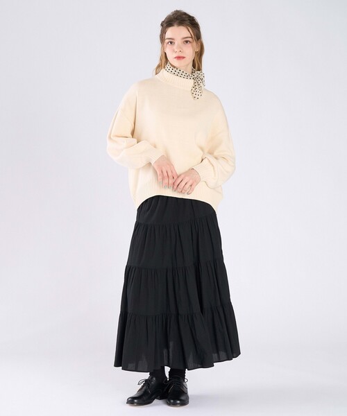 To b. by agnes b.(トゥービーバイアニエスベー)の「ニューソフトニットプルオーバー(ニット/セーター・レディース・ホワイト系その他・FREE)」の13枚目の写真