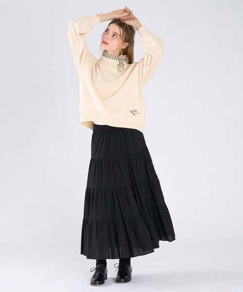 To b. by agnes b.(トゥービーバイアニエスベー)の「ニューソフトニットプルオーバー(ニット/セーター・レディース・ホワイト系その他・FREE)」の14枚目の写真