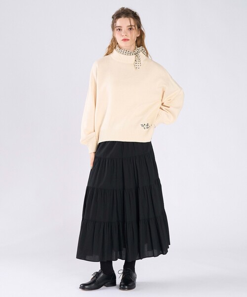 To b. by agnes b.(トゥービーバイアニエスベー)の「ニューソフトニットプルオーバー(ニット/セーター・レディース・ホワイト系その他・FREE)」の15枚目の写真