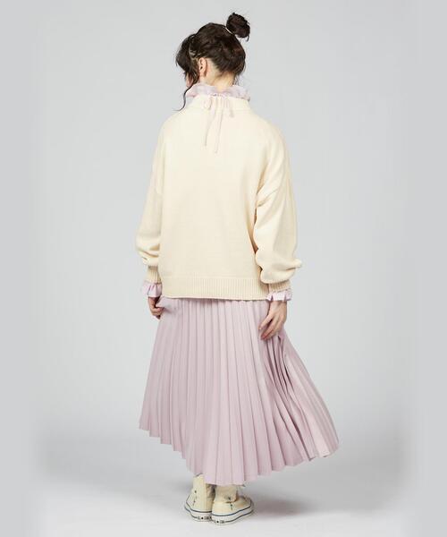 To b. by agnes b.(トゥービーバイアニエスベー)の「ニューソフトニットプルオーバー(ニット/セーター・レディース・ホワイト系その他・FREE)」の19枚目の写真