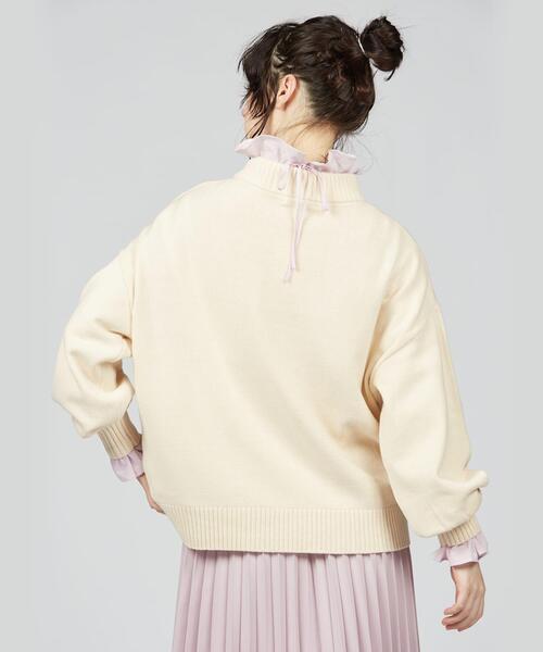 To b. by agnes b.(トゥービーバイアニエスベー)の「ニューソフトニットプルオーバー(ニット/セーター・レディース・ホワイト系その他・FREE)」の21枚目の写真