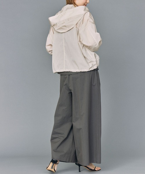 BABYLONE（バビロン）の「[OT]ナイロンタフタライトブルゾン（ブルゾン・レディース・ライトグレー/ブラック・フリー）」の19枚目の写真