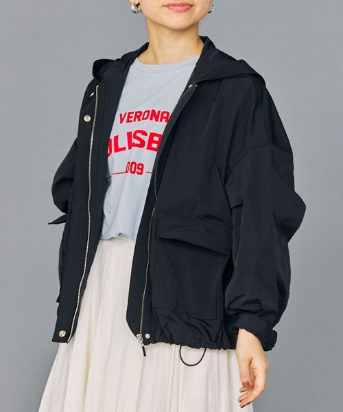 BABYLONE（バビロン）の「[OT]ナイロンタフタライトブルゾン（ブルゾン・レディース・ライトグレー/ブラック・フリー）」の17枚目の写真