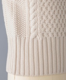 BLAMINK（ブラミンク）の「PRE カシミヤケーブルベスト（ニット