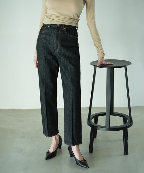 b1213【CLANE】J/W WIDE DENIM PANTS　デニム　ワイド CLANE（クラネ）の「J/W WIDE DENIM PANTS（デニムパンツ）」 - WEAR