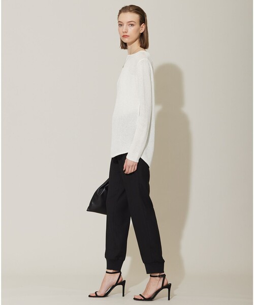 ICB(アイシービー)の「【接触冷感・UVケア・速乾・洗える】FluidBackSatin ジョグパンツ(その他パンツ・レディース・ブラック系/ネイビー系/ライトイエロー系・6/4/2/0)」の10枚目の写真