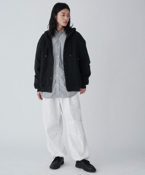 THE STANDARD(ザスタンダード)の「WEGO/スウェットボタンカーディガン(カーディガン/ボレロ・メンズ・ブラック/グレー系その他・MEDIUM/LARGE)」の15枚目の写真