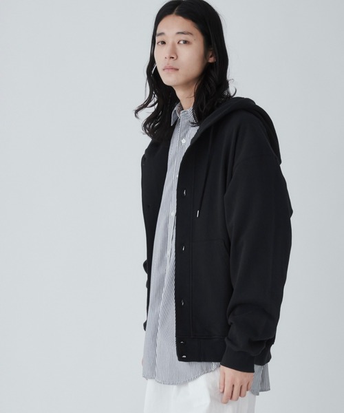 THE STANDARD(ザスタンダード)の「WEGO/スウェットボタンカーディガン(カーディガン/ボレロ・メンズ・ブラック/グレー系その他・MEDIUM/LARGE)」の14枚目の写真