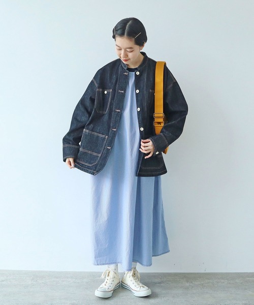 12.5OZデニム カバーオール（カバーオール）｜PAR ICI