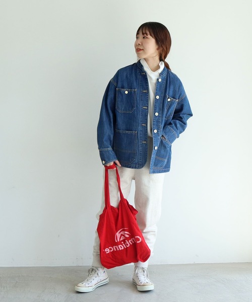 12.5OZデニム カバーオール（カバーオール）｜PAR ICI