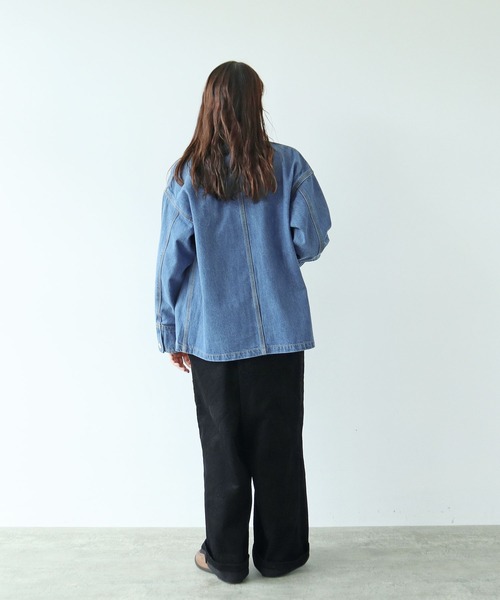 12.5OZデニム カバーオール（カバーオール）｜PAR ICI（パーリッシィ