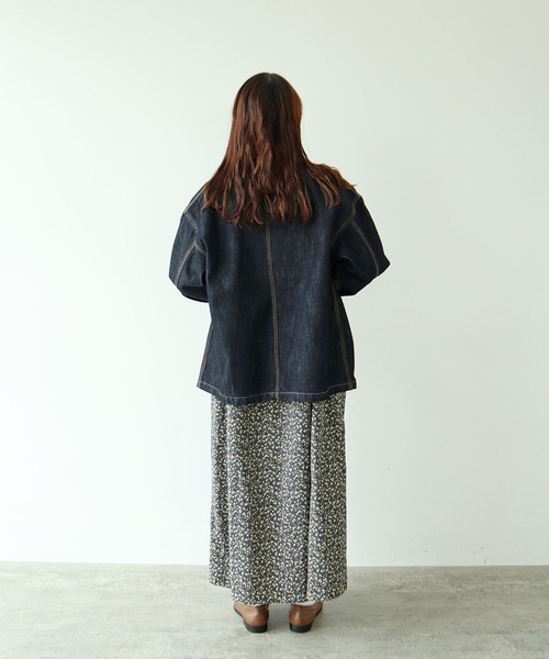 新品 PAR ICIパーリッシィ 12.5OZデニム カバーオール S 12.5OZデニム カバーオール（カバーオール）｜PAR ICI（パーリッシィ