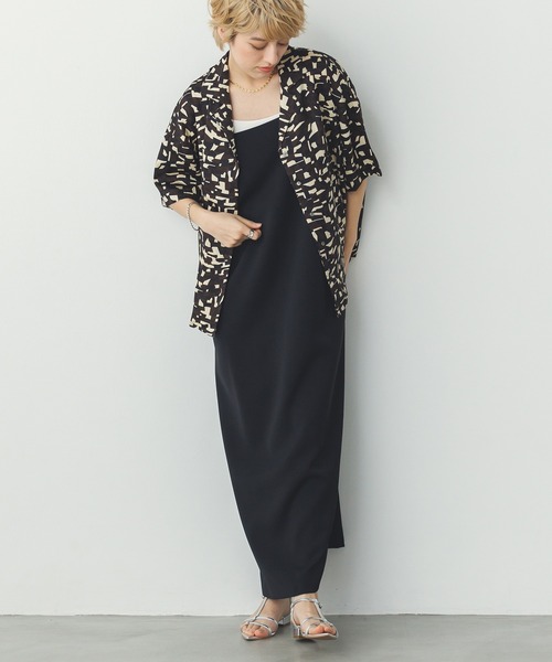 hunch（ハンチ）の「【WEB限定/別注】無地キャミワンピース（ワンピース・レディース・ダークブラウン/グレー/ブラック・FREE）」の2枚目の写真