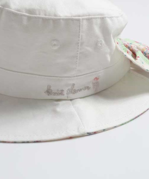 KP DECO(ケーピーデコ)の「リボン 日よけ付き帽子(S~L)(ハット・キッズ・ピンク/オフホワイト/パープル・SMALL/MEDIUM/LARGE)」の11枚目の写真