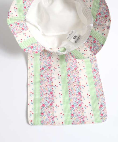 KP DECO(ケーピーデコ)の「リボン 日よけ付き帽子(S~L)(ハット・キッズ・ピンク/オフホワイト/パープル・SMALL/MEDIUM/LARGE)」の14枚目の写真