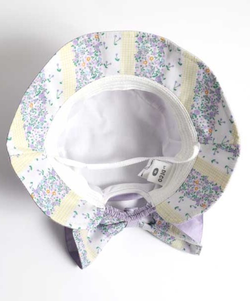 KP DECO(ケーピーデコ)の「リボン 日よけ付き帽子(S~L)(ハット・キッズ・ピンク/オフホワイト/パープル・SMALL/MEDIUM/LARGE)」の18枚目の写真
