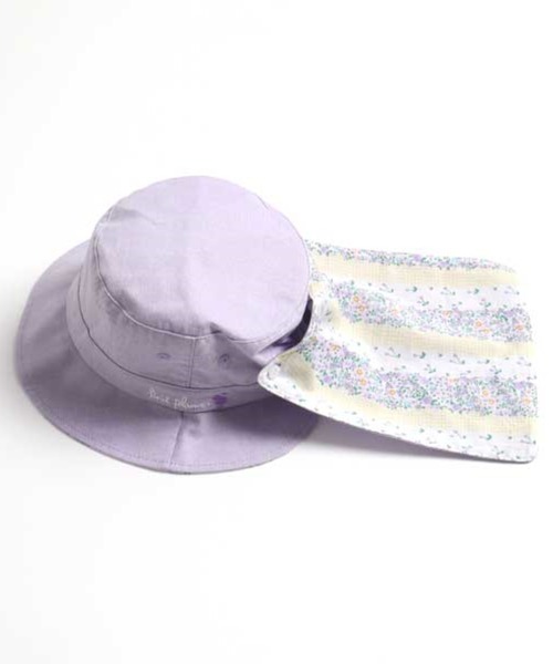 KP DECO(ケーピーデコ)の「リボン 日よけ付き帽子(S~L)(ハット・キッズ・ピンク/オフホワイト/パープル・SMALL/MEDIUM/LARGE)」の17枚目の写真