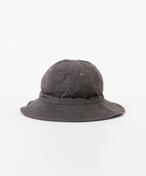 BEAMS BOY(ビームスボーイ)の「DECHO × BEAMS BOY / 別注 シャンブレー ハンターハット(ハット・レディース・ブラック/インディゴブルー・ONE SIZE)」の5枚目の写真