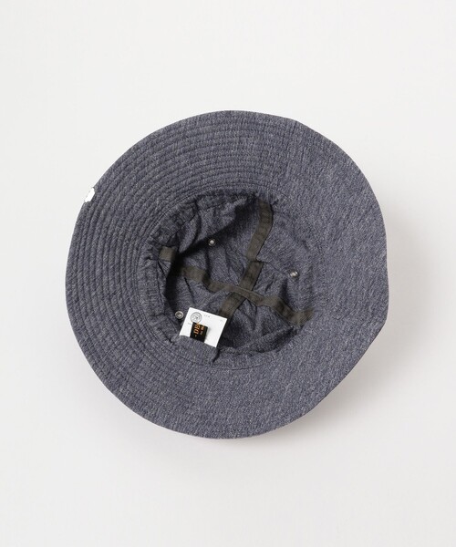 BEAMS BOY(ビームスボーイ)の「DECHO × BEAMS BOY / 別注 シャンブレー ハンターハット(ハット・レディース・ブラック/インディゴブルー・ONE SIZE)」の11枚目の写真