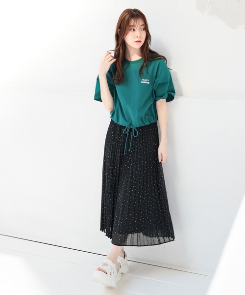 Honeys(ハニーズ)の「プリーツスカート(スカート・レディース・ピンク系その他/ブラック系その他/ホワイト系その他・LL/L/M/S/3L)」の9枚目の写真