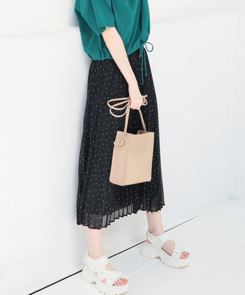 Honeys(ハニーズ)の「プリーツスカート(スカート・レディース・ピンク系その他/ブラック系その他/ホワイト系その他・LL/L/M/S/3L)」の10枚目の写真