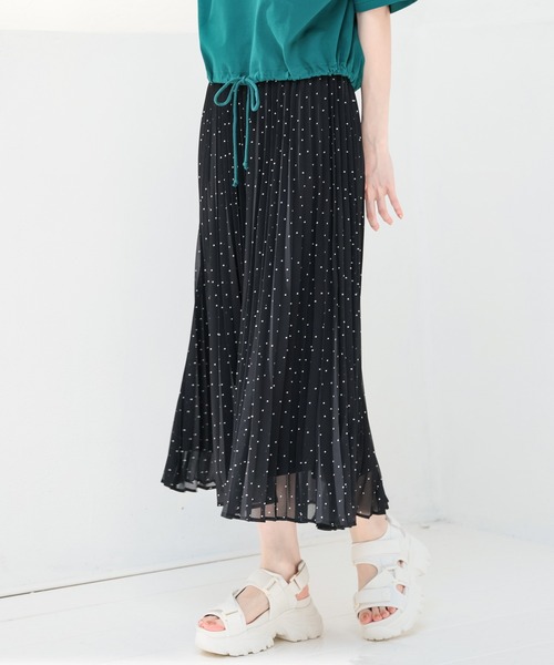 Honeys(ハニーズ)の「プリーツスカート(スカート・レディース・ピンク系その他/ブラック系その他/ホワイト系その他・LL/L/M/S/3L)」の11枚目の写真