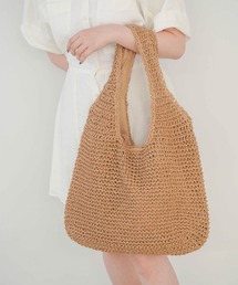 mimi toujours | ラウンド メッシュ 雑材 トート mimi toujours×emuemu(トートバッグ)