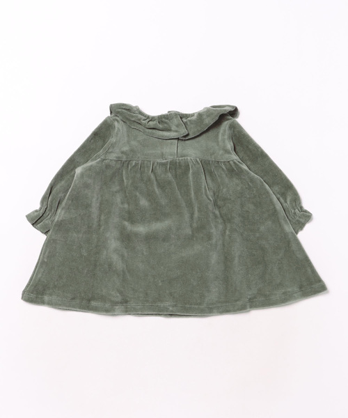 【セール】/Quincy Mae/VELOUR NewBorn DRESS || FOREST（ワンピース）｜Quincy Mae（クインシーメイ）