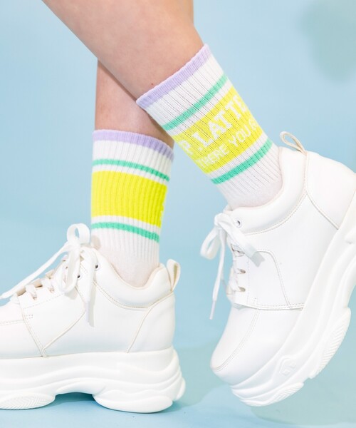 PINK-latte（ピンクラテ）の「◇厚底ソールシューズ（スニーカー