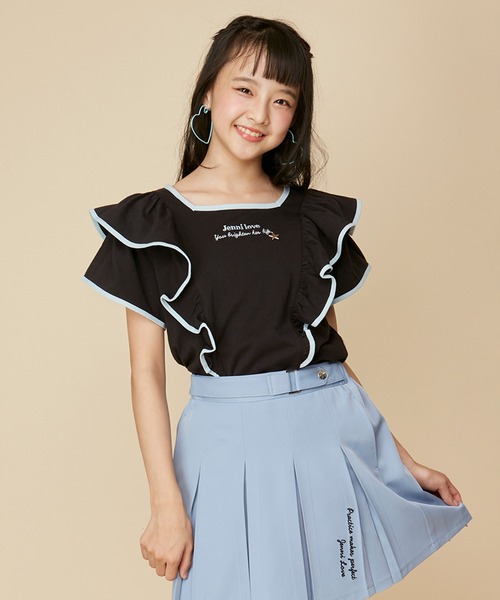 JENNI love（ジェニィラブ）の「2way肩あきフリルトップス（T