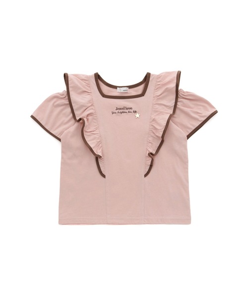 トップス aidan love JENNI love（ジェニィラブ）の「2way肩あきフリルトップス（T