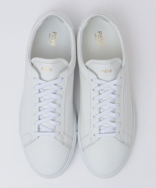 【新品　定価17.7万】Off-White 　カーフレザースニーカー 42 SHIPS別注】PIEVE: カーフレザー スニーカー（スニーカー