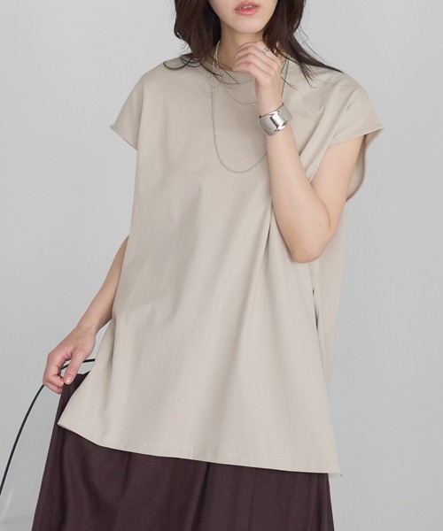 model：161cm 着用サイズ；F
