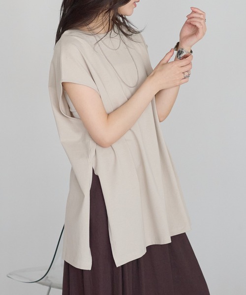 model：161cm 着用サイズ；F