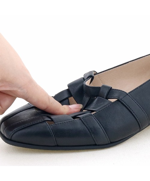 cava cava(サヴァサヴァ)の「メッシュサマーシューズ 1320615(パンプス・レディース・シルバー/ブラック/オレンジ・24.5cm/24.0cm/23.5cm/23.0cm/22.5cm)」の6枚目の写真